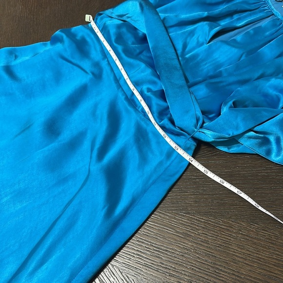 Satin Midi Dress Sleeveless Halter Neck Party Cocktail Evening‎ - Picture 9 of 12